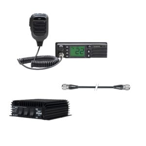 CB radijo stoties komplektas PNI Escort HP 9500, RX-TX KL203P stiprintuvas, AM-FM-SSB, 100W, 12V ir PNI R50 kabelis - Image 8