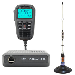 CB radijo stoties komplektas PNI Escort HP 65 ASQ ir CB antena PNI ML70 su magnetu