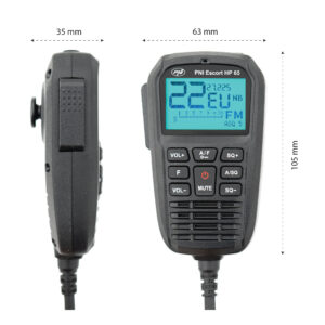 CB radijo stoties komplektas PNI Escort HP 65 ASQ ir CB antena PNI ML70 su magnetu - Image 10