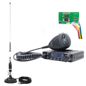 CB radijo stotelės komplektas PNI Escort HP 6550 su įdiegtu PNI ECH01 + CB antena PNI S75 su magnetu