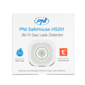Metano dujų jutiklis (CH4) PNI SafeHouse HS201 su „WiFi“, valdymas per „Tuya Smart“ programėlę, 230V maitinimo šaltinis, balso pranešimai, garsinis ir vaizdinis aliarmas, elektromagnetinio vožtuvo išvestis - Image 8