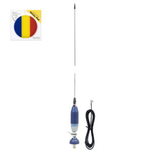 CB Sirio SUPER 9 antenos komplektas su tvirtinimo elementu, 155 cm ilgio, su pridedamu „Sticky Pad Flag“ - Image 13