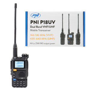 Nešiojama VHF/UHF radijo stotelė PNI P18UV, dviejų dažnių - Image 2