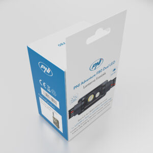 PNI Adventure F80 dvigubas LED galvos žibintuvėlis, 1000 lm, 6W, 2200 mAh, IP68 - Image 14