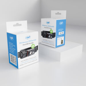 PNI Adventure F80 dvigubas LED galvos žibintuvėlis, 1000 lm, 6W, 2200 mAh, IP68 - Image 17