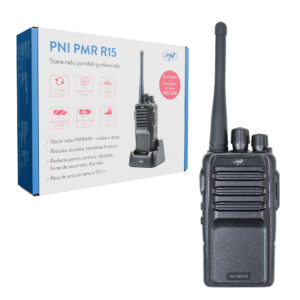 PNI PMR R15 0,5W profesionali nešiojama radijo stotelė, ASQ, TOT, monitorius, programuojama, 1200mAh baterija, CTCSS-DCS kodai - Image 17