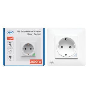 PNI SmartHome WP850 WiFi išmanusis kištukinis lizdas, montuojamas į sieną, valdymas internetu, skirta Tuya Smart programėlė, suderinamas su Amazon Alexa ir Google Home - Image 5