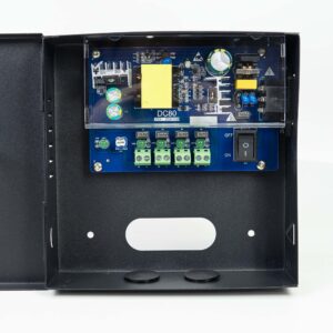 CCTV maitinimo šaltinis PNI STC52 12V, 5A, 60W, 4 išėjimai, metalinėje dėžutėje - Image 7
