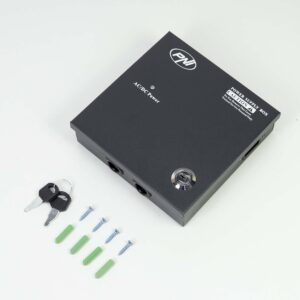 CCTV maitinimo šaltinis PNI STC52 12V, 5A, 60W, 4 išėjimai, metalinėje dėžutėje - Image 9