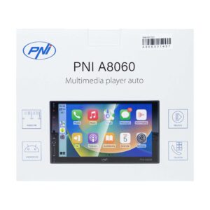 PNI A8060 Automobilinis daugialypės terpės grotuvas su Android 13, 4GB DDR3/64GB ROM, 7 colių ekranu, CarPlay, Android Auto, Bluetooth, Wi-Fi, FM radiju - Image 3