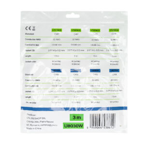PNI SW016 16 x 10/100/1000 Mbps komutatoriaus rinkinys, Gigabit, metalinis korpusas ir 3m CAT8 patch laidas PNI U8030W - Image 10