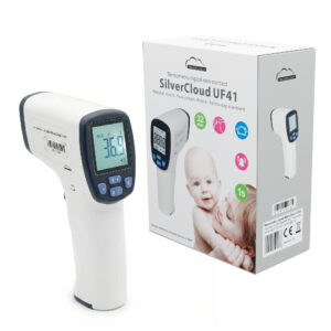SilverCloud UF41 skaitmeninis termometras su infraraudonųjų spindulių, bekontakte, kūno ir paviršiaus matavimo technologija bei balso įspėjimo funkcija - Image 4