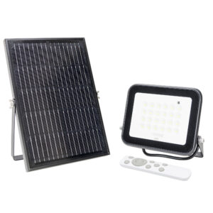 PNI GreenHouse WS100 100W LED prožektorius su saulės baterija, 10000mAh akumuliatoriumi, nuotolinio valdymo pulteliu, reguliuojamu laikmačiu ir ryškumu, 6500 K, IP65 - Image 10