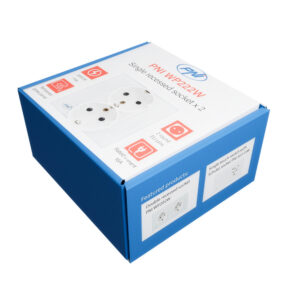 PNI WP222W paprastas x2 įmontuojamas lizdas su baltu stikliniu rėmeliu - Image 9