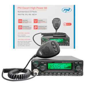 CB ir mėgėjiška radijo stotelė PNI Escort 60 Multistandard, FM/AM, 12V, ASQ, RF Gain - Image 11