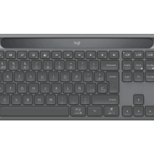 Logitech Signature Slim Solar+ K980 for Business Belaidė klaviatūra, RF+Bluetooth, US Int, Graphite