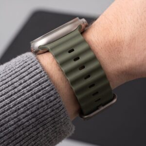Tech-Protect ICONBAND PRO WATCH 8 / 9 / 10 / 11 / 12 / SE / ULTRA (44 / 45 / 46 / 49 MM) KARINĖ ŽALIA - Image 6
