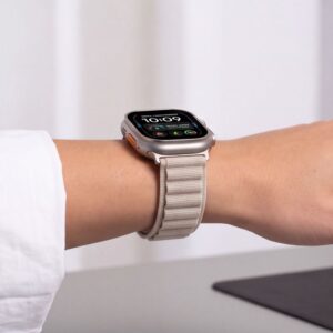 Tech-Protect NYLON PRO Watch 8 / 9 / 10 / 11 / 12 / SE / ULTRA (44 / 45 / 46 / 49 MM) STARLIGHT - Image 6