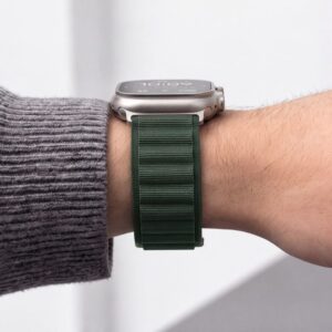 Tech-Protect NYLON PRO Watch 8 / 9 / 10 / 11 / 12 / SE / ULTRA (44 / 45 / 46 / 49 MM) KARINĖ ŽALIA - Image 6