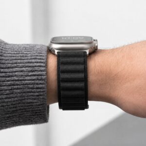 Tech-Protect NYLON PRO Watch 8 / 9 / 10 / 11 / 12 / SE / ULTRA (44 / 45 / 46 / 49 MM) JUODAS - Image 6