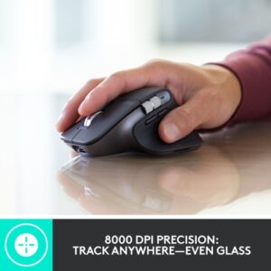 Logitech MX Keys Combo for Business Gen 2 Belaidė klaviatūra + pelė +Atrama riešui, US Int, Graphite - Image 2