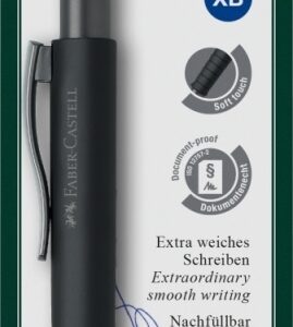 Automatinis tušinukas Faber-Castell PolyBall, XB, 0.6mm, pilkos spalvos