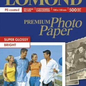 Fotopopierius Lomond Premium Photo Paper Super Blizgus 260 g/m2 10x15, 500 lapų, Bright