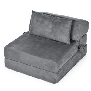 2-in-1 vienvietė išlankstoma poroloninė sofa-lova čiužinys 190x70 cm ModernHome - Image 7
