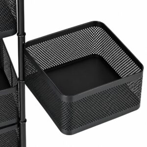 Virtuvės lentyna pagalbininkas organizatorius sukamomis lentynomis 5 pakopų metalinis ModernHome - Image 7