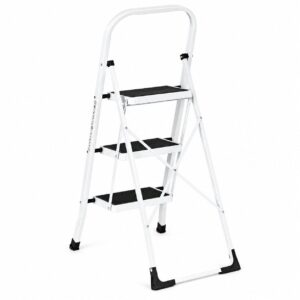 3-step steel ladder non-slip steps foldable ModernHome - Image 7