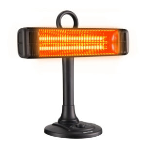 Infraraudonųjų spindulių terasos šildytuvas horizontalus vertikalus svyruojantis 1000W - Image 7