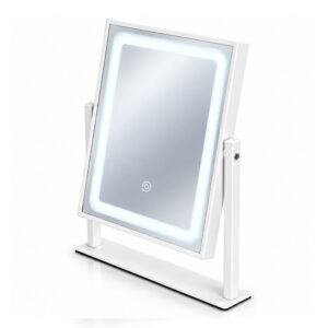 LED kosmetinis veidrodis 25x30 cm su apšvietimu, 3 spalvų režimai ModernHome - Image 7