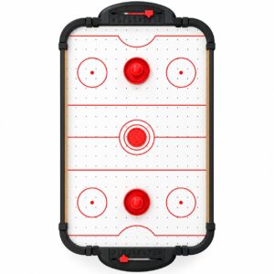 LED air hockey table game for children 58 cm with accessories ECOTOYS - Image 7