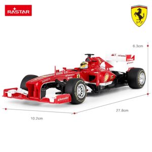 Nuotoliniu būdu valdomas automobilis Ferrari F1 R/C, mastelis 1:18, Rastar 53800 - Image 7