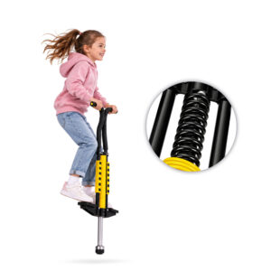 Šokliukas vaikams, pogo lazda iki 80 kg, geltonas - Image 7