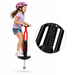 Pogo lazda vaikams, šokinėjimo lazda iki 80 kg, juoda - Image 7
