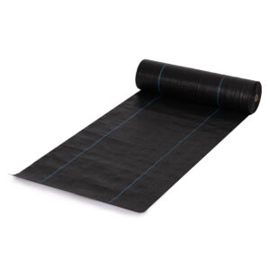 Juoda geotekstilė piktžolių kontrolei, atspari UV spinduliams, 135g 1,6x100m su tvirtinimo kaiščiais MultiGarden - Image 7
