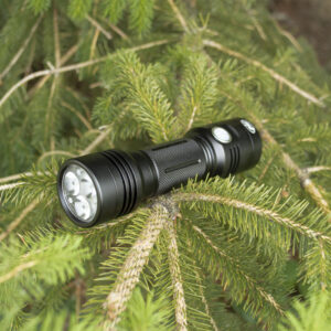 PNI Adventure F200 aliumininis dvigubas žibintuvėlis su LED, 4000mAh baterija ir pridedamu „Sticky Pad Flag“ - Image 12