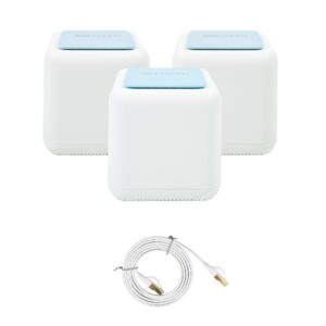 PNI GB1200 Gigabit Wi-Fi Mesh sistemos komplektas ir 1 vnt. S/STP CAT8 plokščias tinklo kabelis PNI U8015W 1,5 m - Image 8
