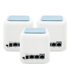 PNI GB1200 Gigabit Wi-Fi Mesh sistemos komplektas ir 1 vnt. S/STP CAT7 plokščias tinklo kabelis PNI U7015B 1.5m - Image 2