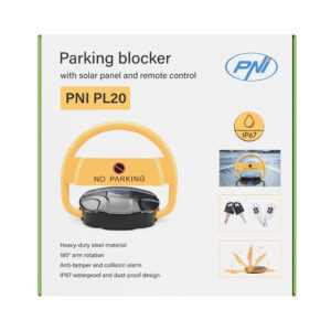 Automatinis automobilio parkavimo užraktas PNI PL20 su saulės įkrovimu, nuotolinio valdymo pulteliu, raktais ir baterija - Image 8