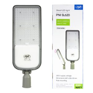PNI SL620 200W gatvių apšvietimo šviestuvas, 24000lm, 6500K, 230V - Image 7