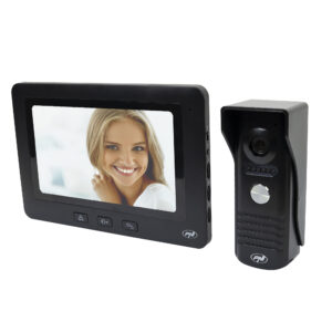PNI DF930 vaizdo telefonspynė su 1 monitoriumi, 7 colių LCD ekranu, 800x480, elektromagnetinės spynos išvestimi, juoda - Image 13