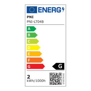 PNI LT04B stalinė lempa su 2,5W LED, 1200 mAh baterija, įkrovimas per USB-C, 150 liumenų, šilta balta šviesa 3000K, spalva juoda - Image 14