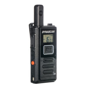 Nešiojama PMR radijo stotelė Dynascan 3A 446MHz, 0,5W, 16 kanalų, VOX, juoda