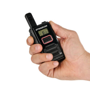 Nešiojama PMR radijo stotelė Dynascan 3A 446MHz, 0,5W, 16 kanalų, VOX, juoda - Image 7
