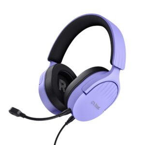 Trust GXT 489P FAYZO Laisvų rankų įranga Vielinis Su lankeliu Žaidimams Juoda, Violetinė - Image 2