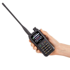 Dynascan UV-202 dviejų dažnių VHF/UHF radijo stotelė, 5W, 200 kanalų, VOX, triukšmo slopinimas, FM radijo priėmimas ir AM aviacijos dažnių juosta, IP67 - Image 9