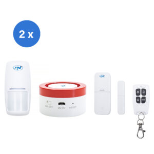 2 belaidžių signalizacijos sistemų rinkinys PNI Safe House PG600LR belaidis ryšys, apsaugos nuo įsilaužimo signalizacija, belaidė signalizacija, išmanusis įspėjimas per Tuya Smart programėlę - Image 13