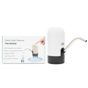 Elektrinis vandens butelio siurblys PNI WD100, įkrovimas per micro USB, 800 mAh baterija, 4W galia - Image 7